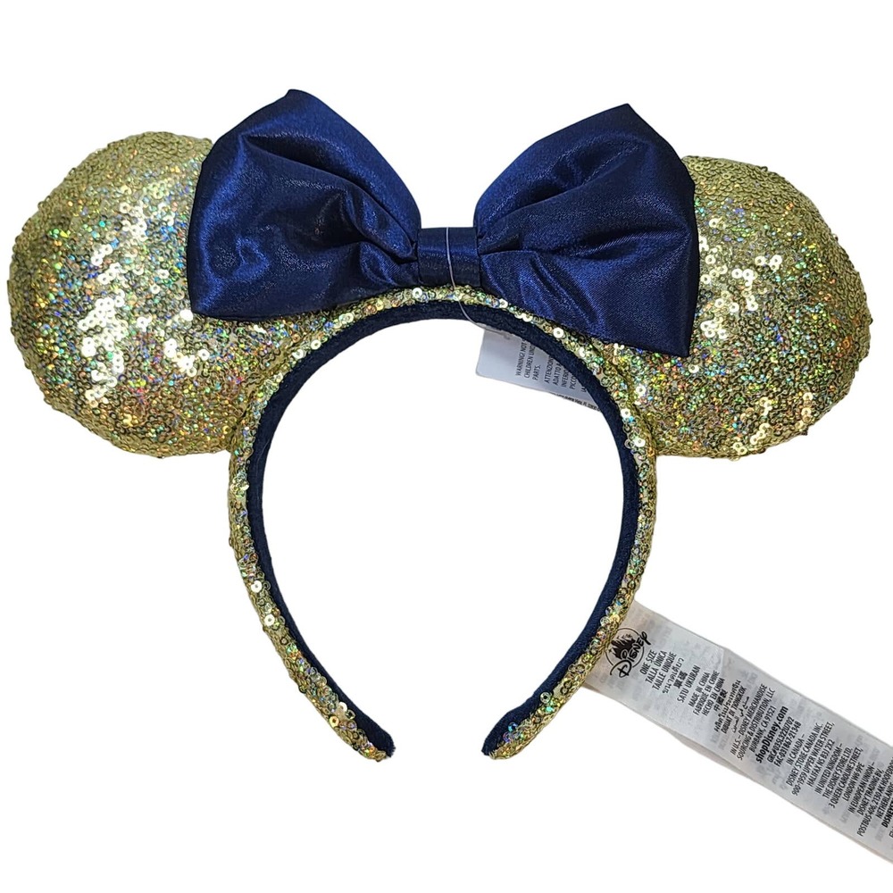 Disney Gold Mickey Ears Sequence Headband